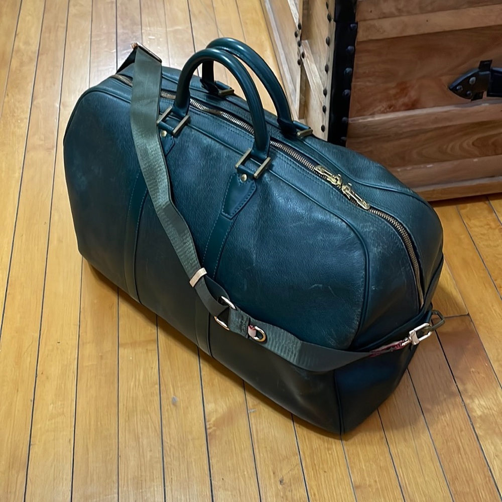 Louis Vuitton Green Travel Bag